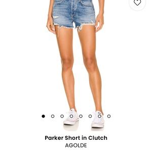 Agolde Parker women’s shorts purchased at Revolve-Los Angeles.